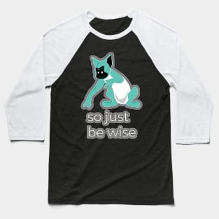 So Just Be Wise V4 Baseball T-Shirt